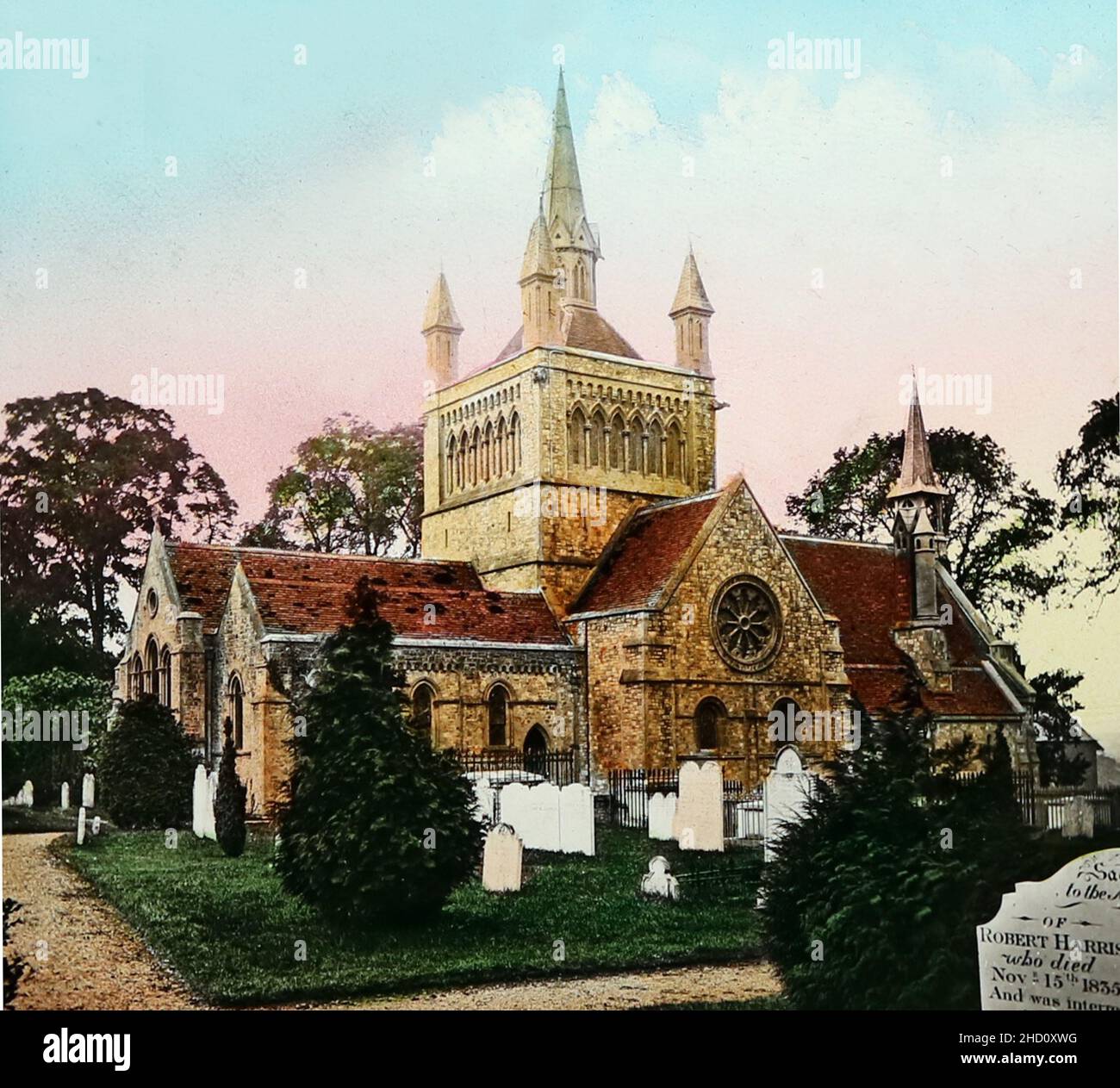 Kirche in Osborne, Isle of Wight, viktorianische Zeit Stockfoto
