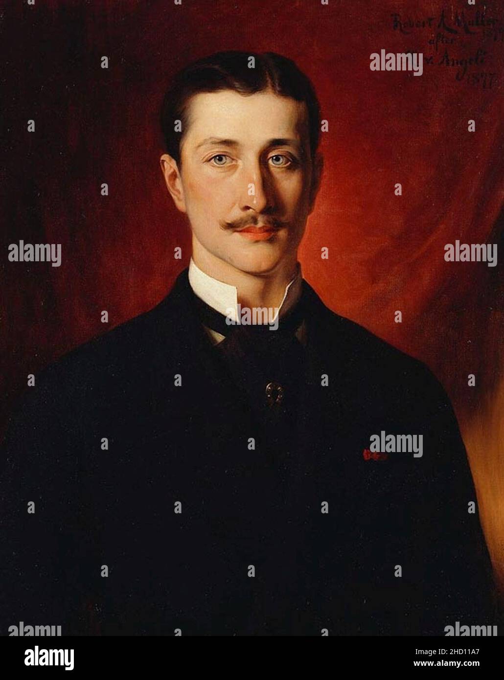 Robert Antoine Müller (aktiv 1872-83) - Eugène-Louis-Napoléon, Prinz Imperial von Frankreich (1856-79) Stockfoto