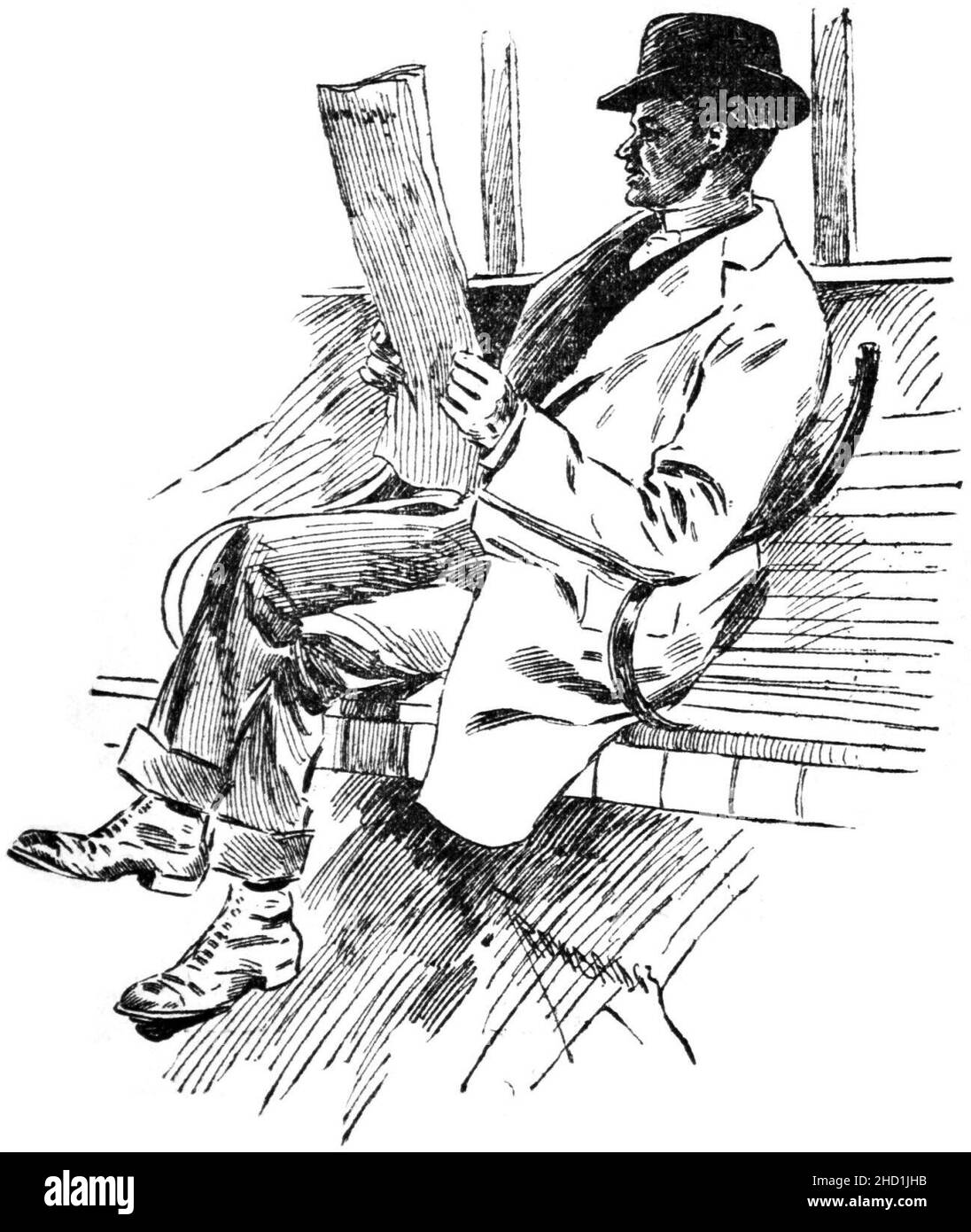 Roland Burnham Molineux von John William Trowbridge (1899). Stockfoto