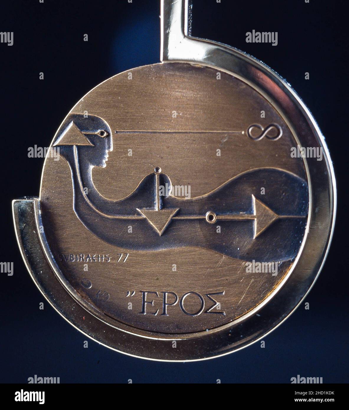 Colgante, obra de Josep Maria Subirachs, siglo XX. Colección privada. Stockfoto