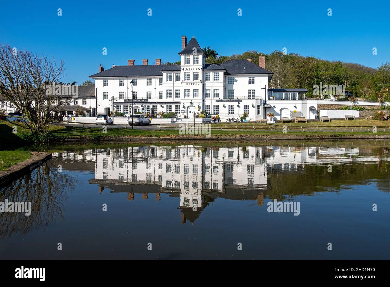 Falcon Hotel Stockfoto