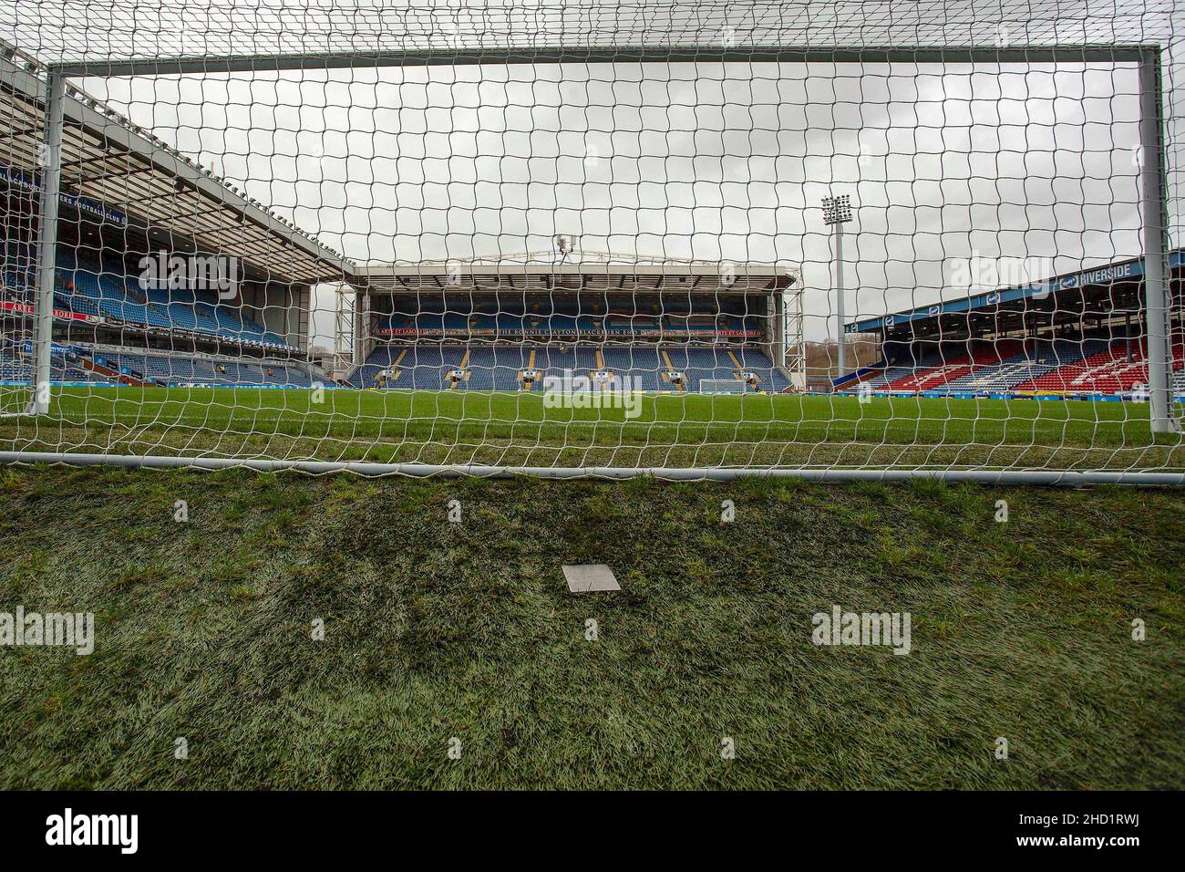 Gesamtansicht des Ewood Park während des Spiels der EFL Sky Bet Championship zwischen Blackburn Rovers und Huddersfield Town im Ewood Park, Blackburn, England, am 2. Januar 2022. Foto von Mike Morese.nur zur redaktionellen Verwendung, Lizenz für kommerzielle Nutzung erforderlich. Keine Verwendung bei Wetten, Spielen oder Veröffentlichungen einzelner Clubs/Vereine/Spieler. Kredit: UK Sports Pics Ltd/Alamy Live Nachrichten Stockfoto