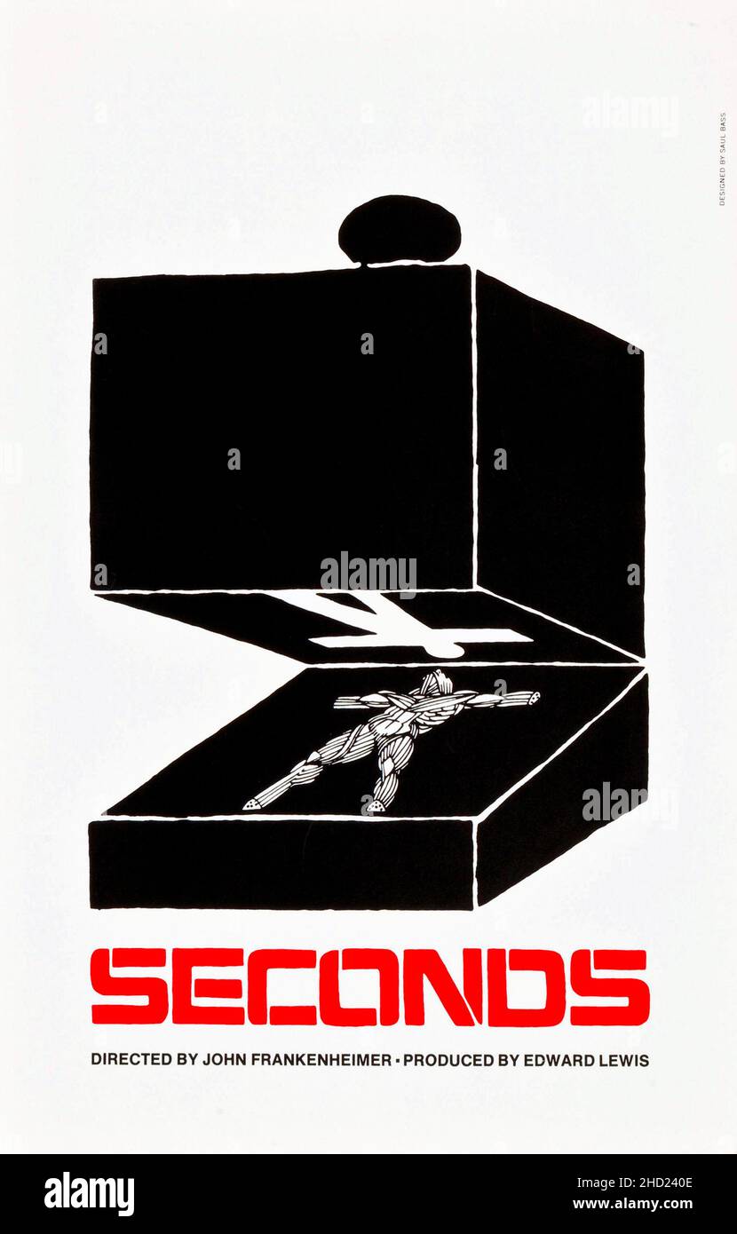 Sekunden (1966 Film - alt-Poster von Saul Bass) - Vintage-Filmposter  Stockfotografie - Alamy