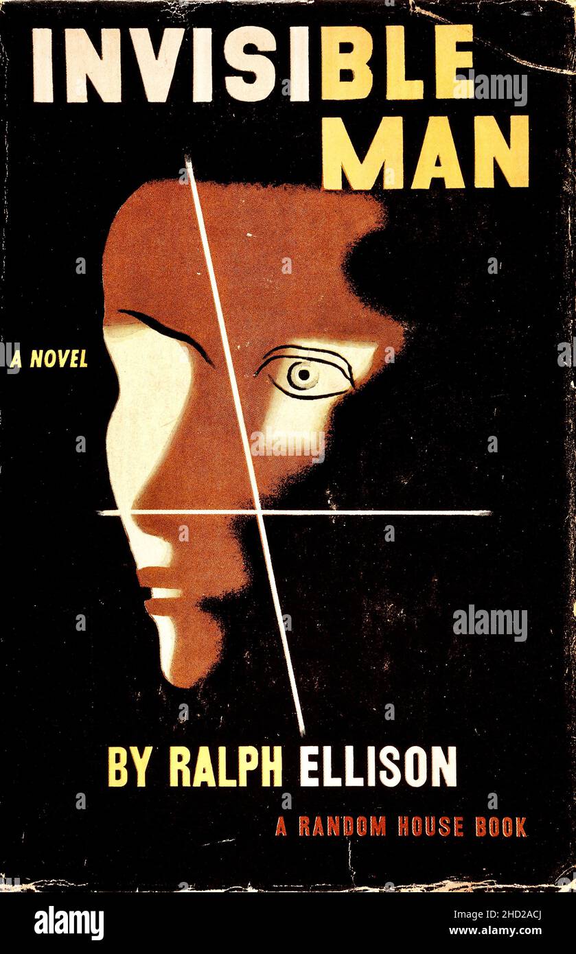 Edward McKnight Kauffer - Buchcover-Design - Invisible man von Ralph Ellison Stockfoto