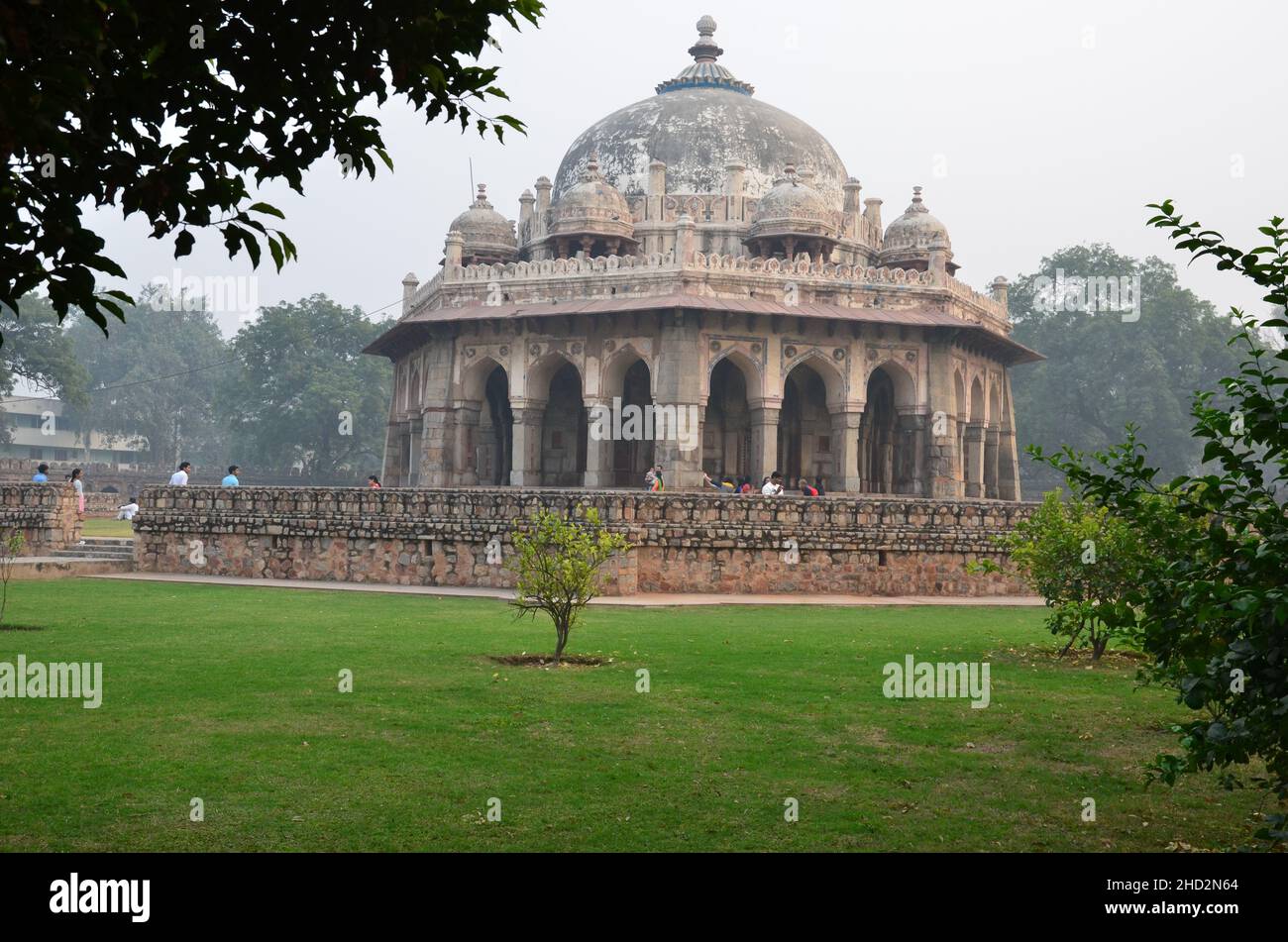 Grab von Isa Khan Niazi, Delhi Stockfoto