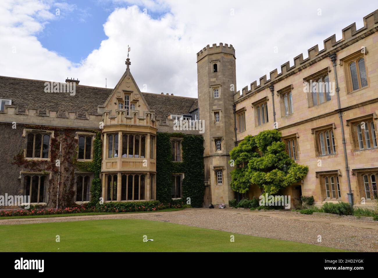 Die Gebäude in Cambridge. Stockfoto