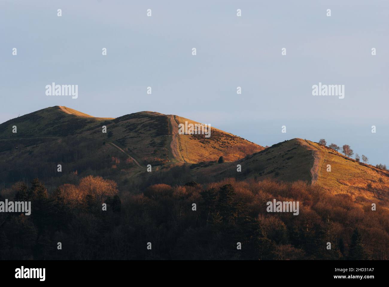 Malvern Hills Stockfoto