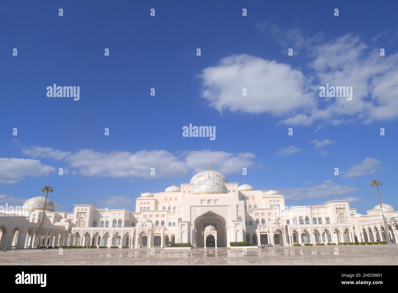 Qasr al Watan, Palast der Nation, Präsidentenpalast der Vereinigten Arabischen Emirate, Abu Dhabi, Vereinigte Arabische Emirate Stockfoto
