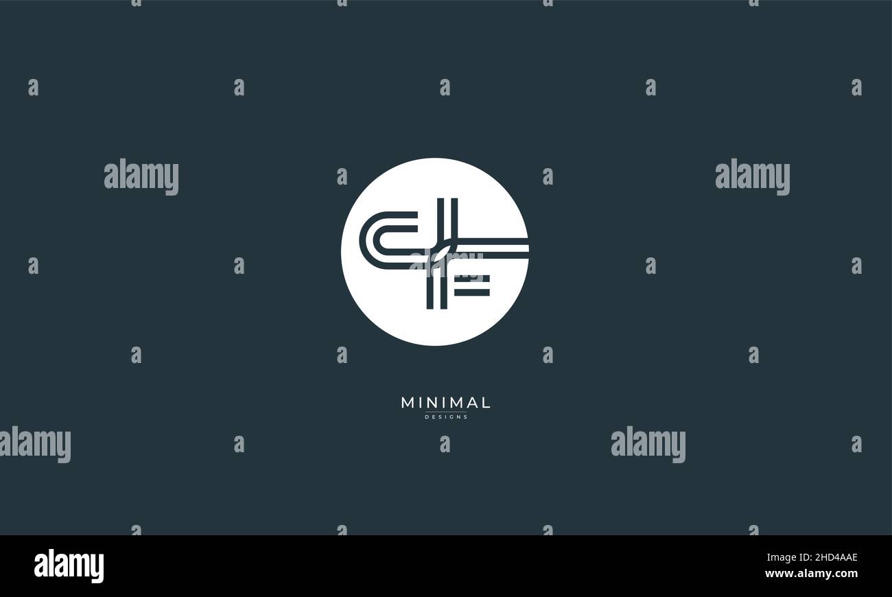 Buchstabensymbol DF-Logo Stock Vektor