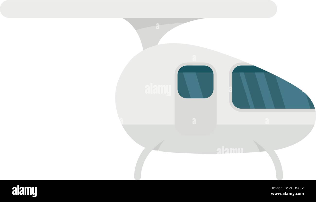 Symbol für selbstfahrende Lufttaxis. Flache Abbildung des Vektorsymbols für selbstfahrende Lufttaxis auf weißem Hintergrund isoliert Stock Vektor