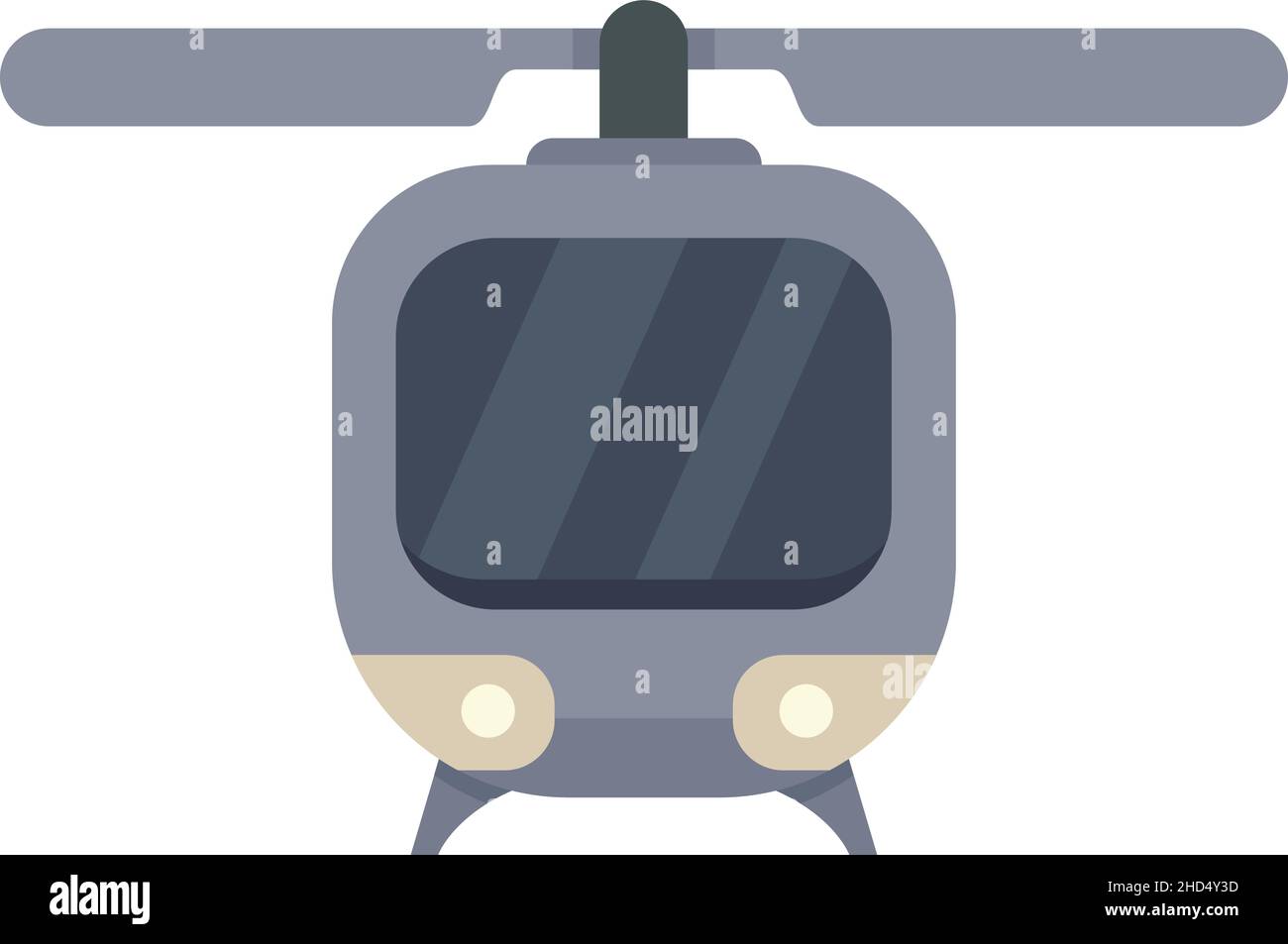 Symbol für unbemanntes Taxi. Flache Abbildung des unbemannten Taxi Vektor-Symbol isoliert auf weißem Hintergrund Stock Vektor