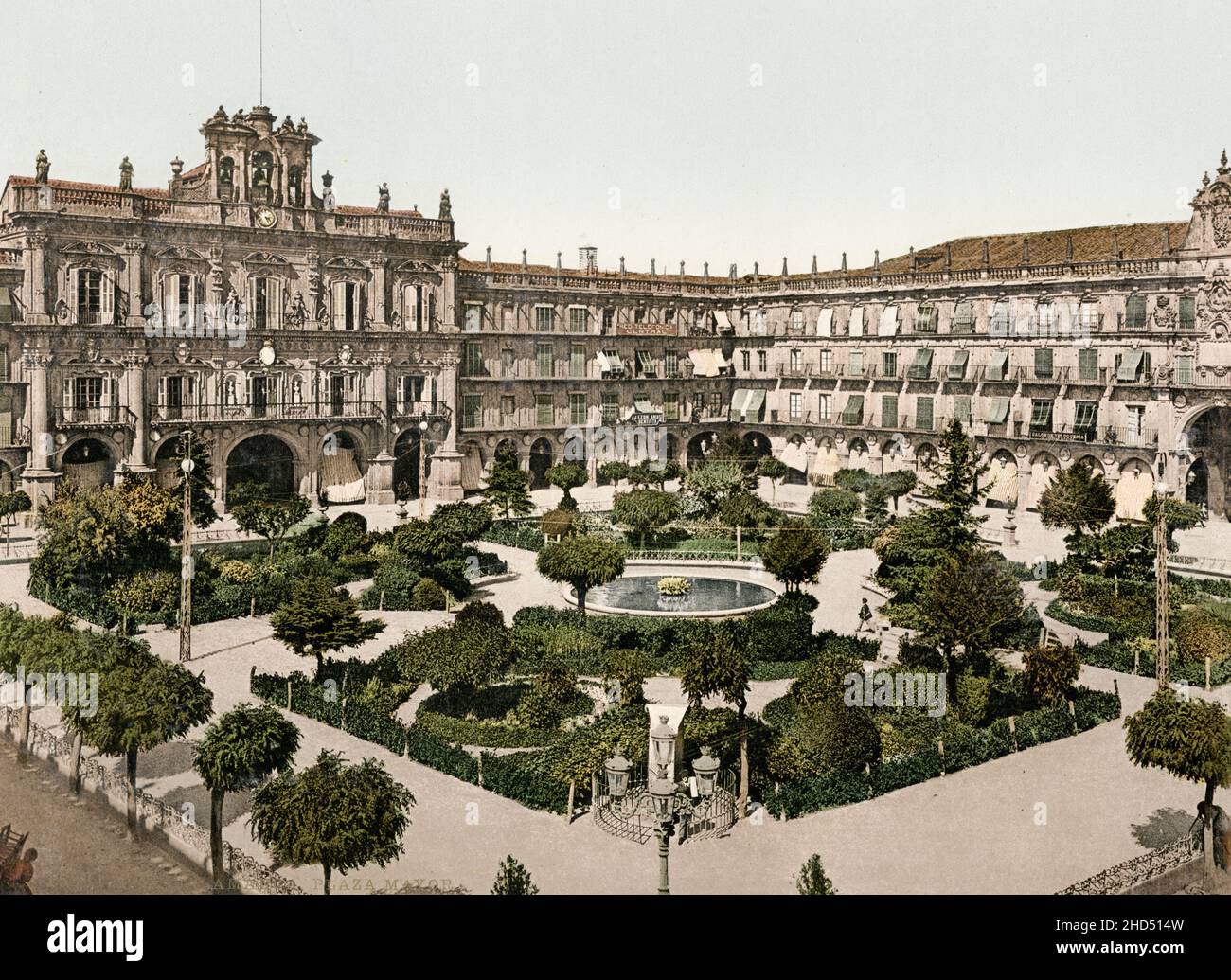 Vintage Foto aus dem frühen 20th. Jahrhundert: Stadt Salamanca, Spanien Stockfoto