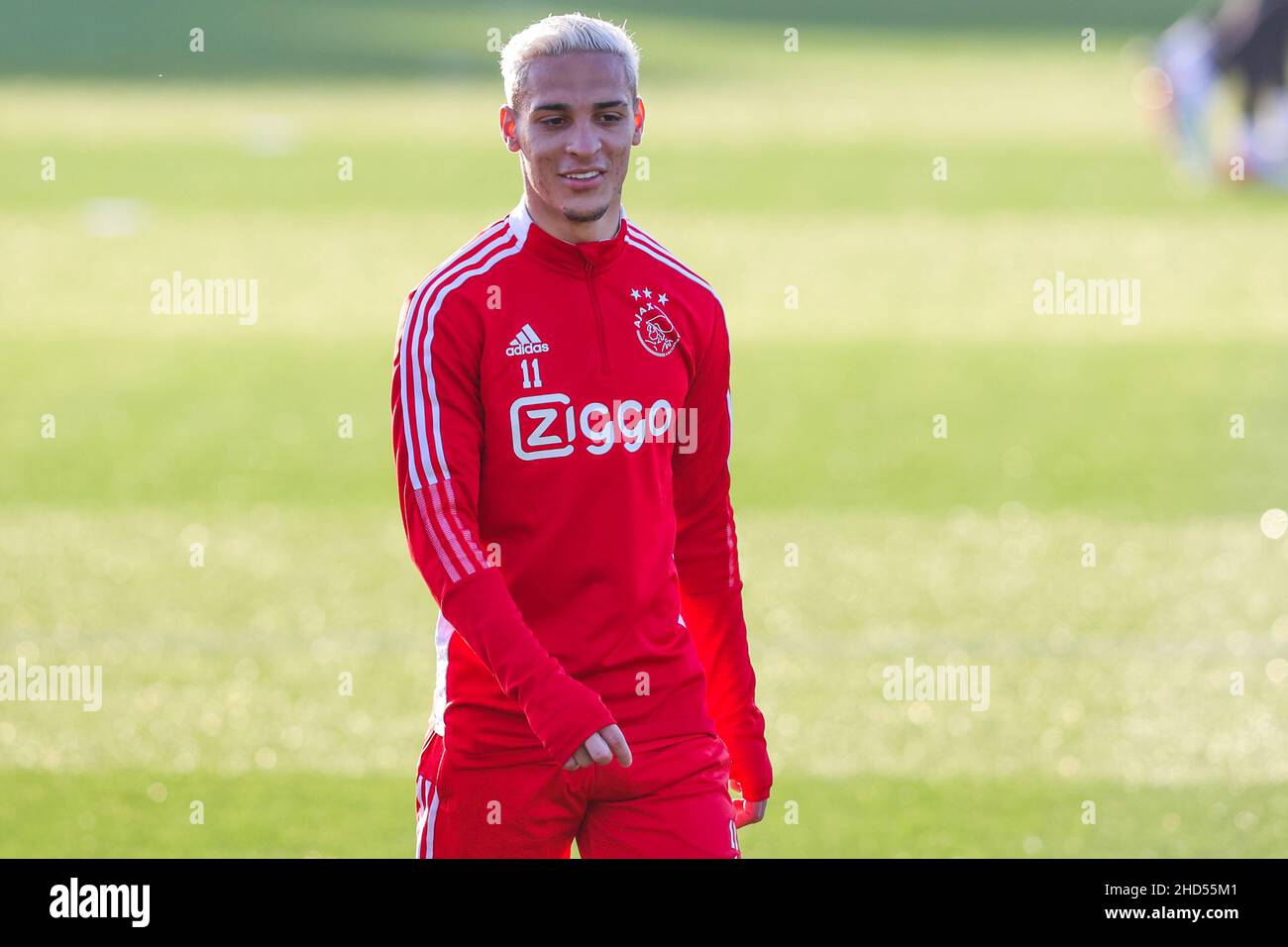 , PORTUGAL - 3. JANUAR: Antony von Ajax während der Trainingssitzung Ajax am 1. Tag auf Quinta do Lago am 3. Januar 2022 in Portugal. (Foto von Ben Gal/Orange Picters) Stockfoto