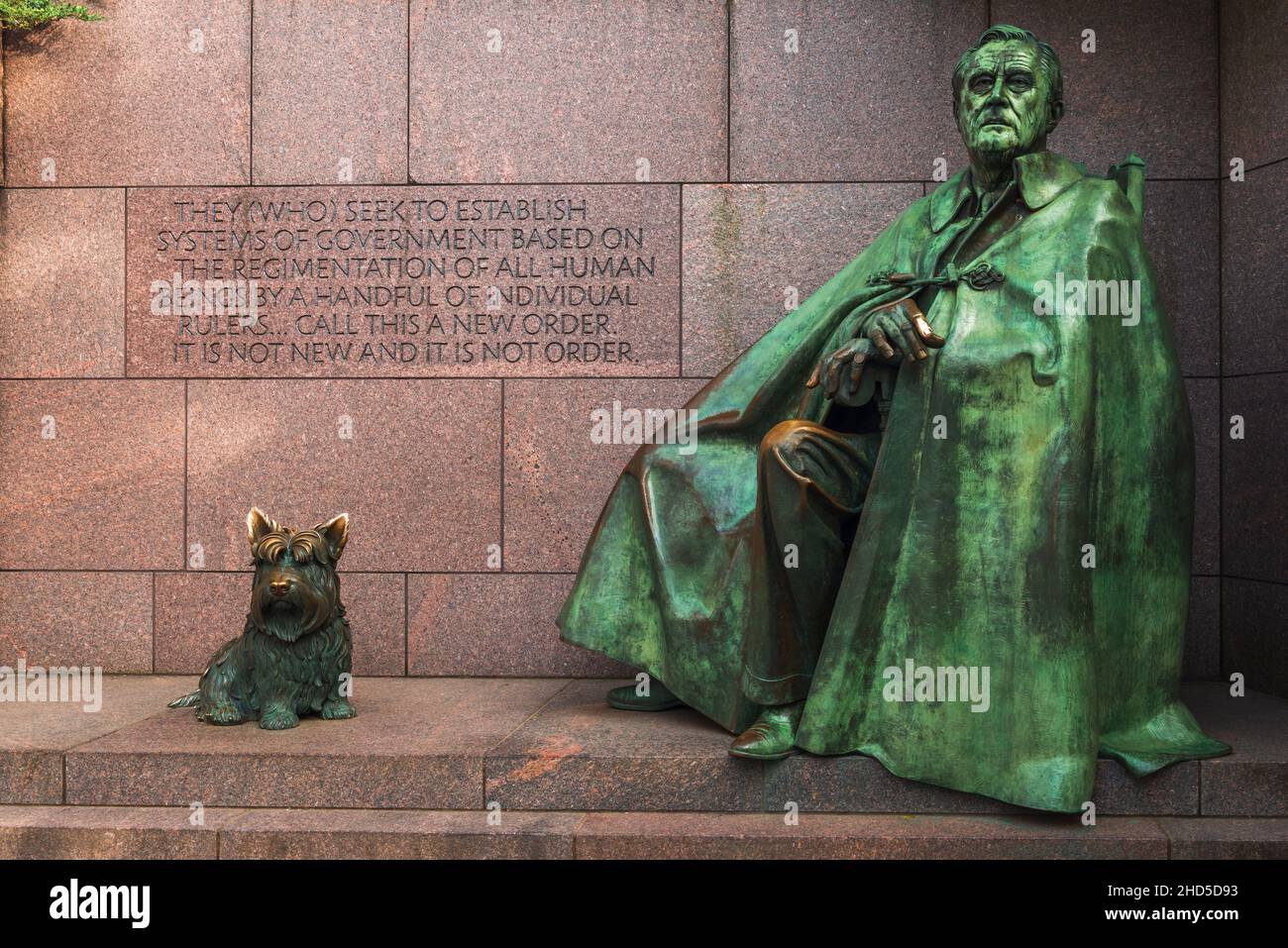 Franklin Delano Roosevelt Memorial, Washington, DC USA Stockfoto