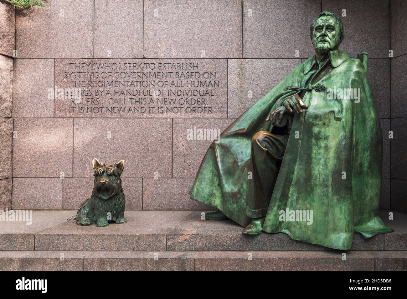 Franklin Delano Roosevelt Memorial, Washington, DC USA Stockfoto