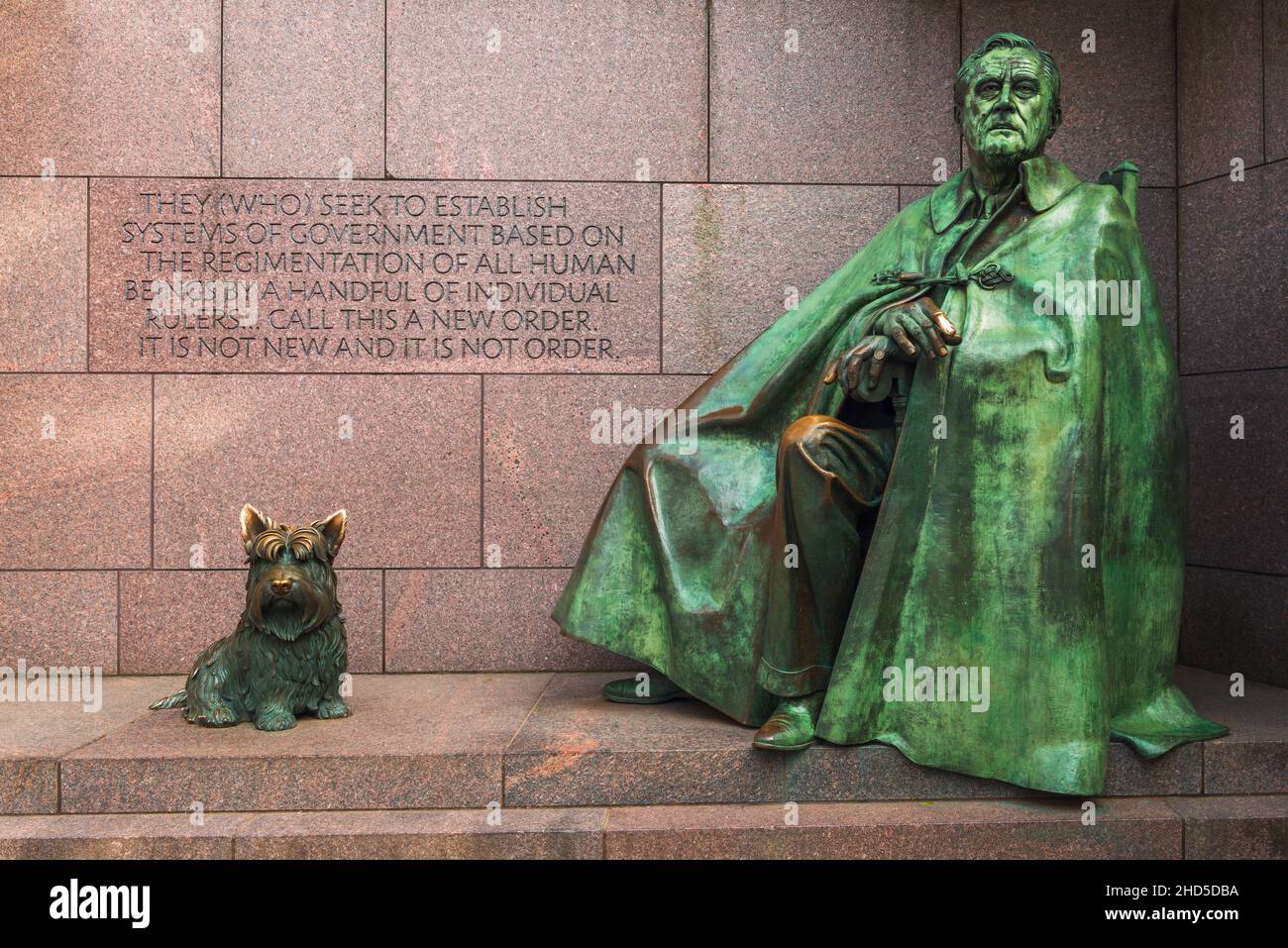 Franklin Delano Roosevelt Memorial, Washington, DC USA Stockfoto
