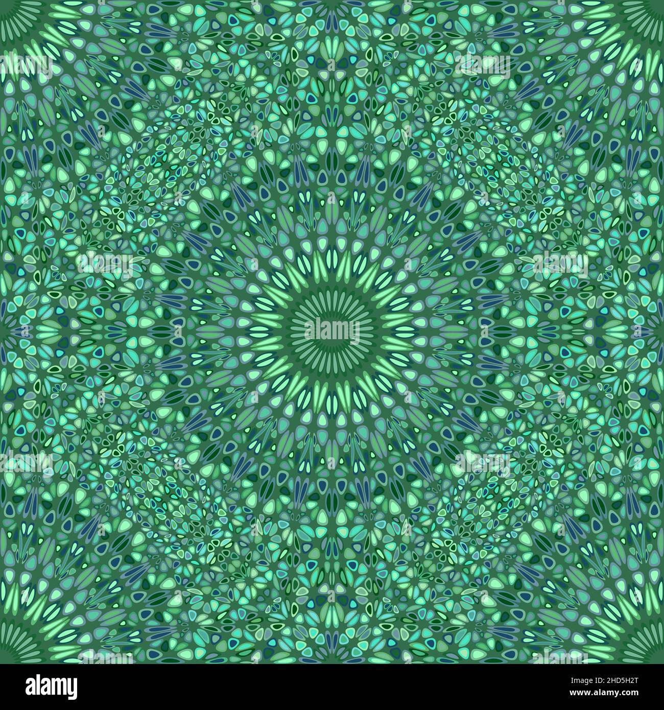 Nahtlose geometrische Blume Mandala Ornament Muster Hintergrund Design Stock Vektor