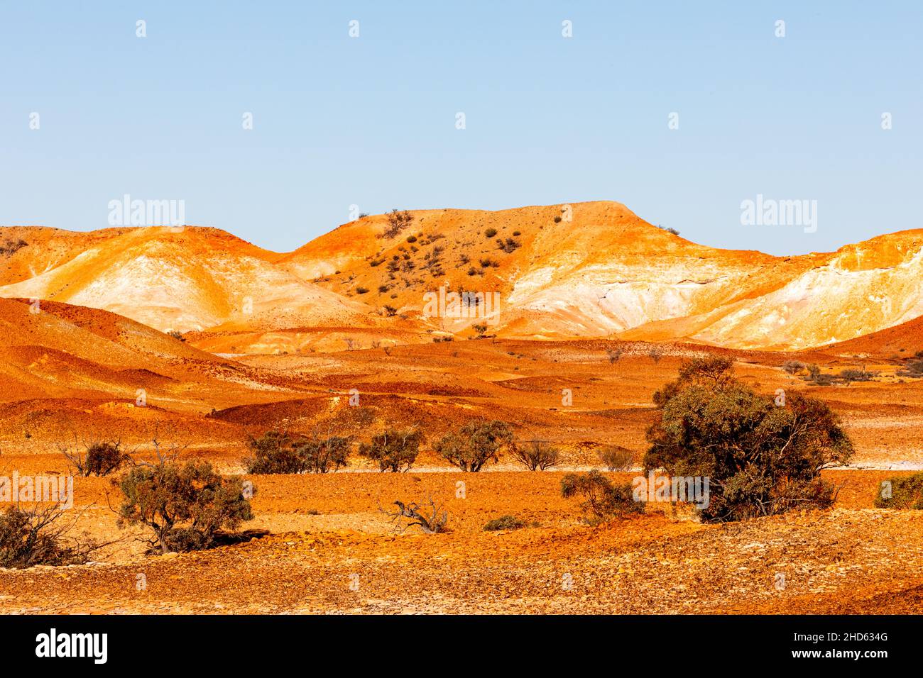 Anna Creek Painted Hills, Südaustralien Stockfoto