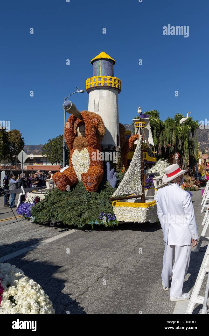 Schweben Sie von der Parade des „Tournament of Roses“ 2022 Stockfoto