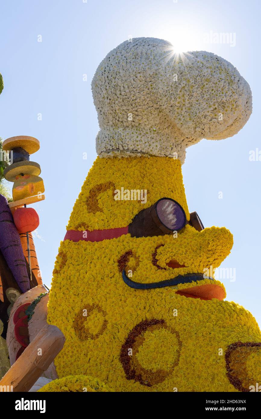 Schweben Sie von der Parade des „Tournament of Roses“ 2022 Stockfoto