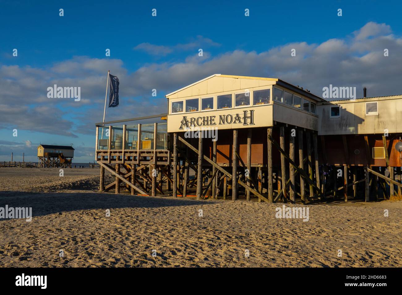 Arche Noah Restaurant am Strand von St. Peter Ording Deutschland