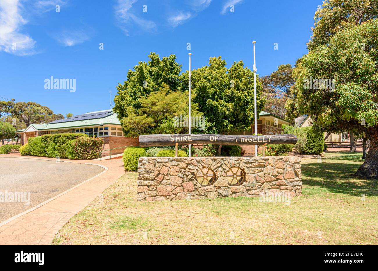 Shire of Pingelly Local Government Offices, Pingelly, Western Australia, Australien Stockfoto
