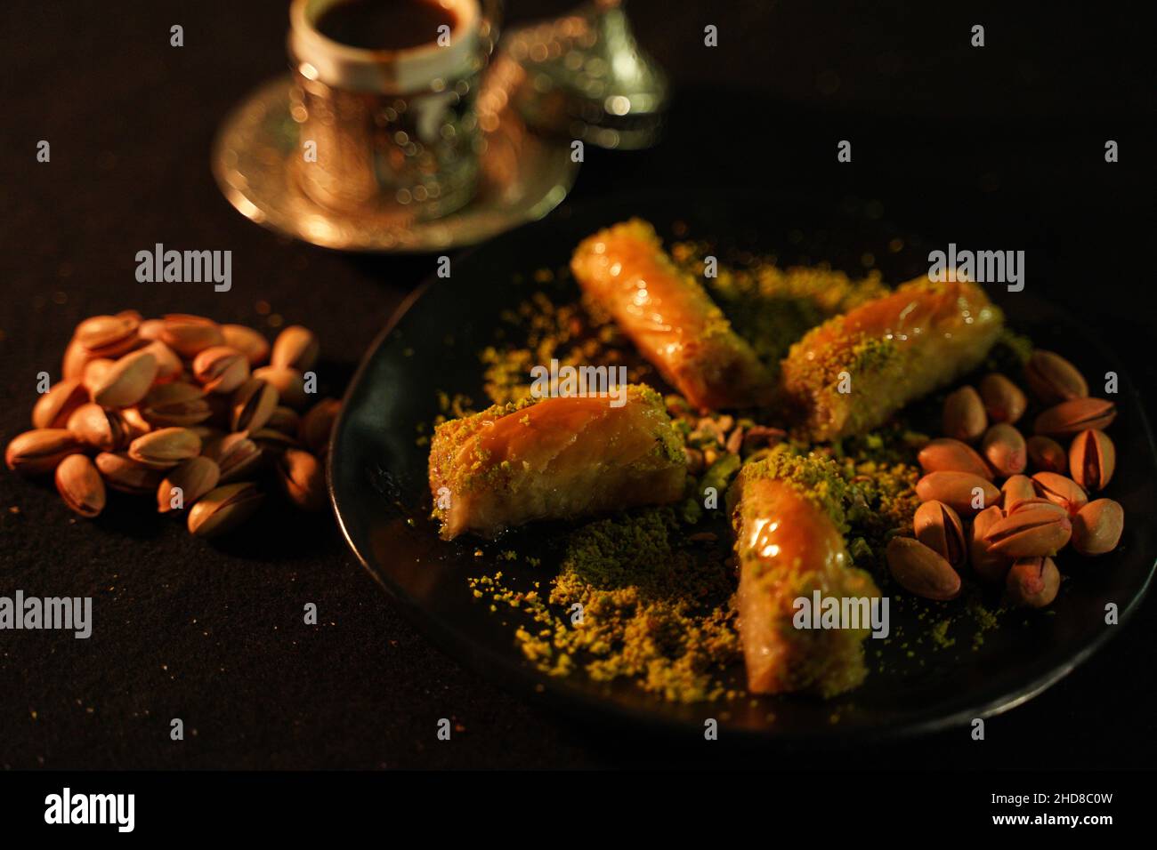 Baklava Fotos mit der schönsten Haltung Stockfoto