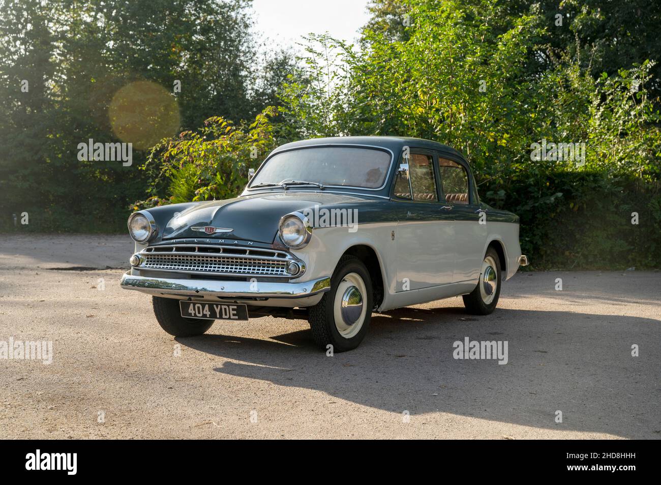 1959 Hillman Minx klassischer britischer Familienwagen Stockfoto