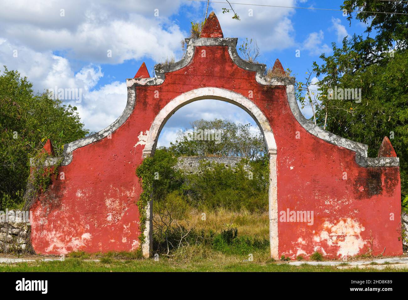 Old Hacienda, Yucatan Countryside, Mexiko Stockfoto