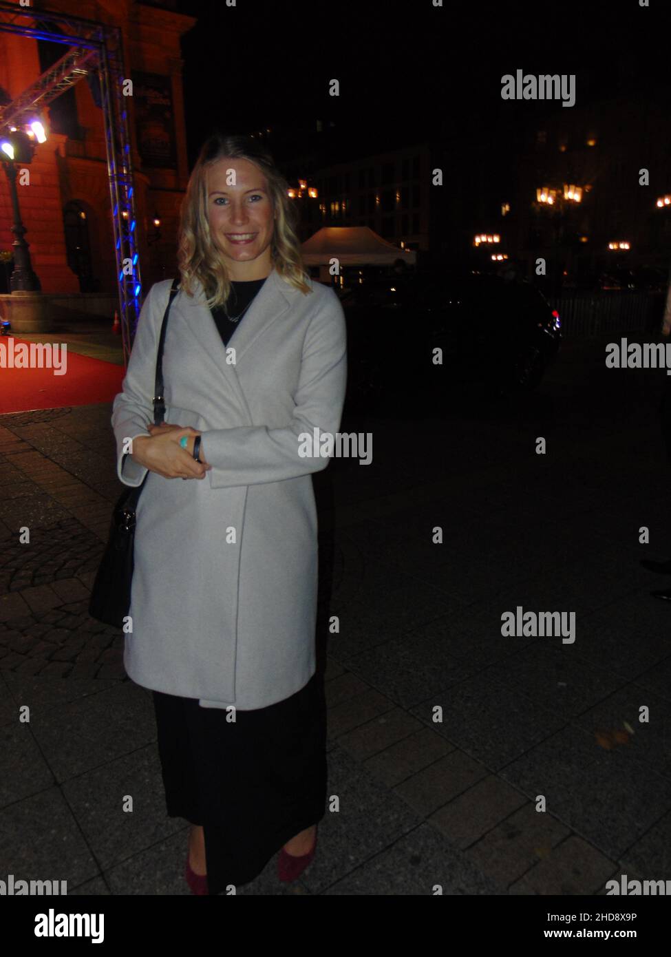 Aline Rotter Focken beim 39. Deutscher SportpresseBall 2021 in der Alten Oper. Frankfurt, 06.11.2021 Stockfoto