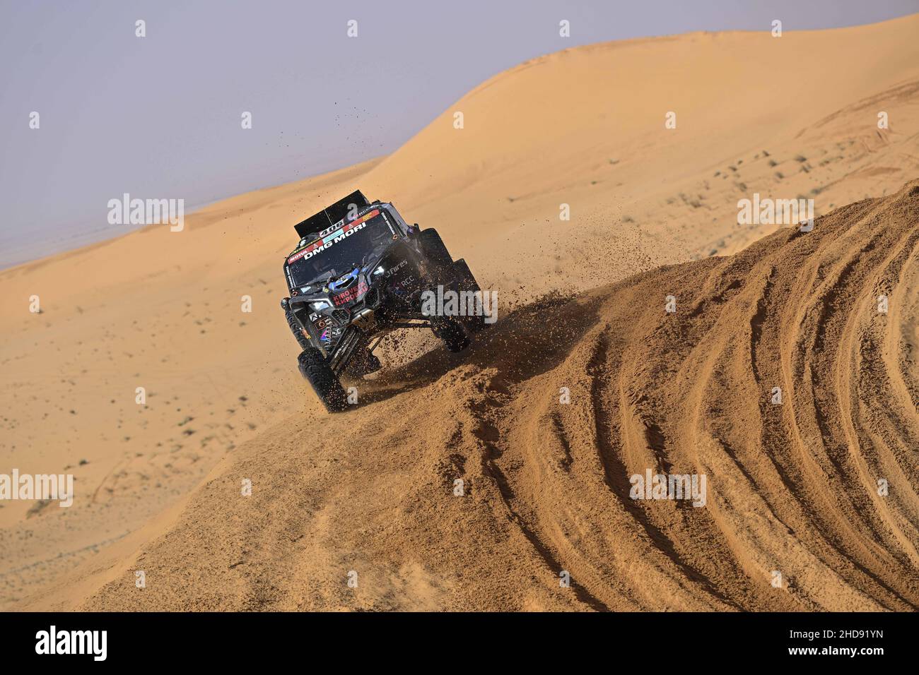 406 Kariakin Sergei (rus), Vlasiuk Anton (rus), Snag Racing Team, BRP Can-am Maverick, T4 FIA SSV, Aktion während der Etappe 3 der Rallye Dakar 2022 zwischen Al Artawiya und Al Qaysumah, am 4th 2022. Januar in Al Qaysumah, Saudi-Arabien - Foto: Gigi Soldano/DPPI/LiveMedia Stockfoto