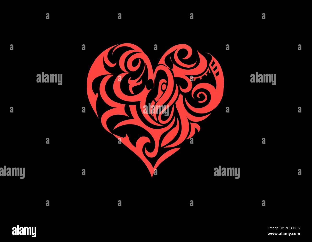 Love Hearts Stockfoto