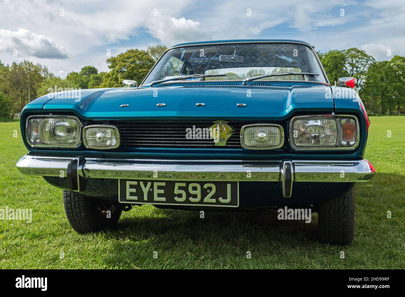 Ford Capri. Witton Park Classic Car Show 2012. Stockfoto