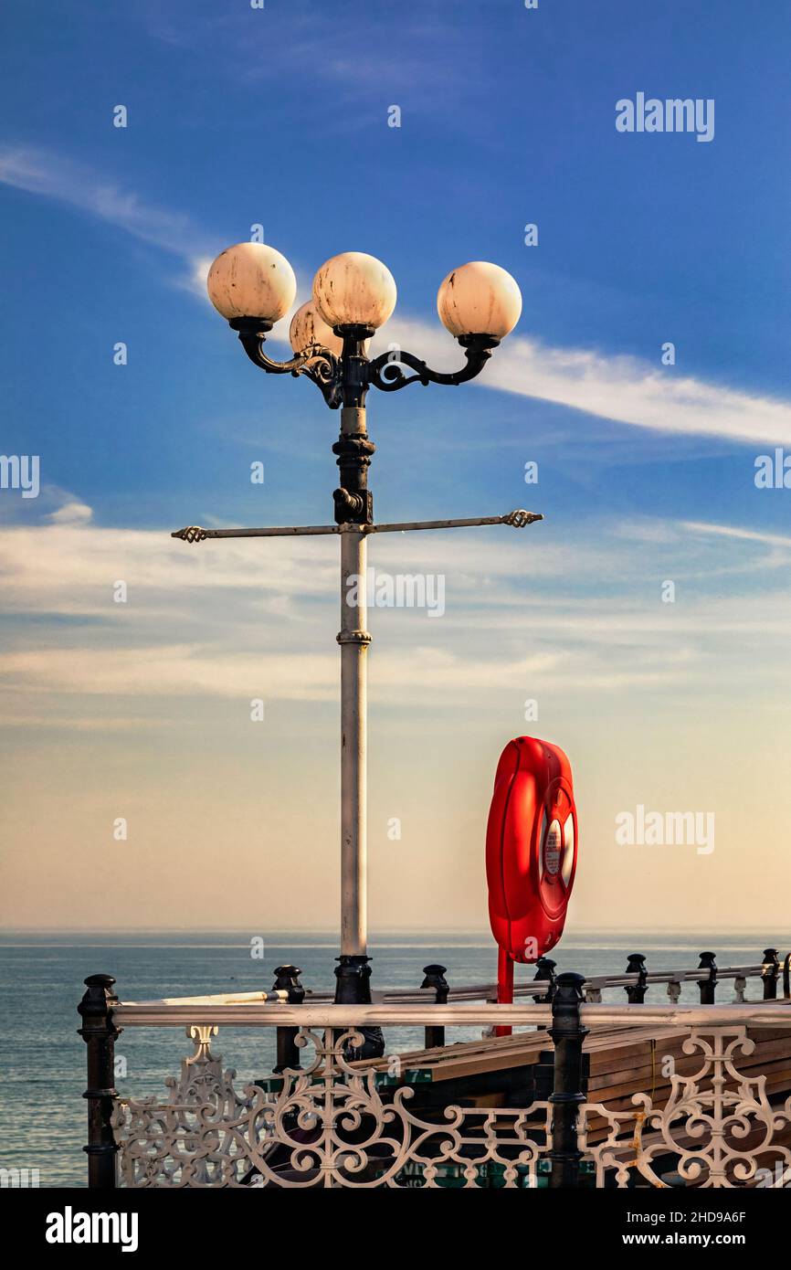 Brighton ist ein Badeort an der Südküste von England, in der Grafschaft East Sussex. Stockfoto