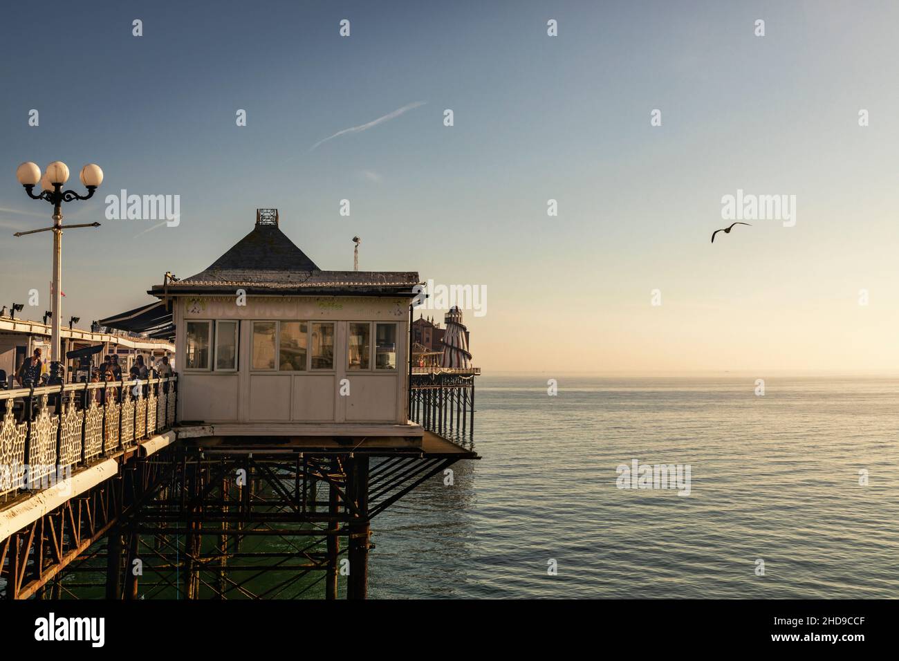 Brighton ist ein Badeort an der Südküste von England, in der Grafschaft East Sussex. Stockfoto