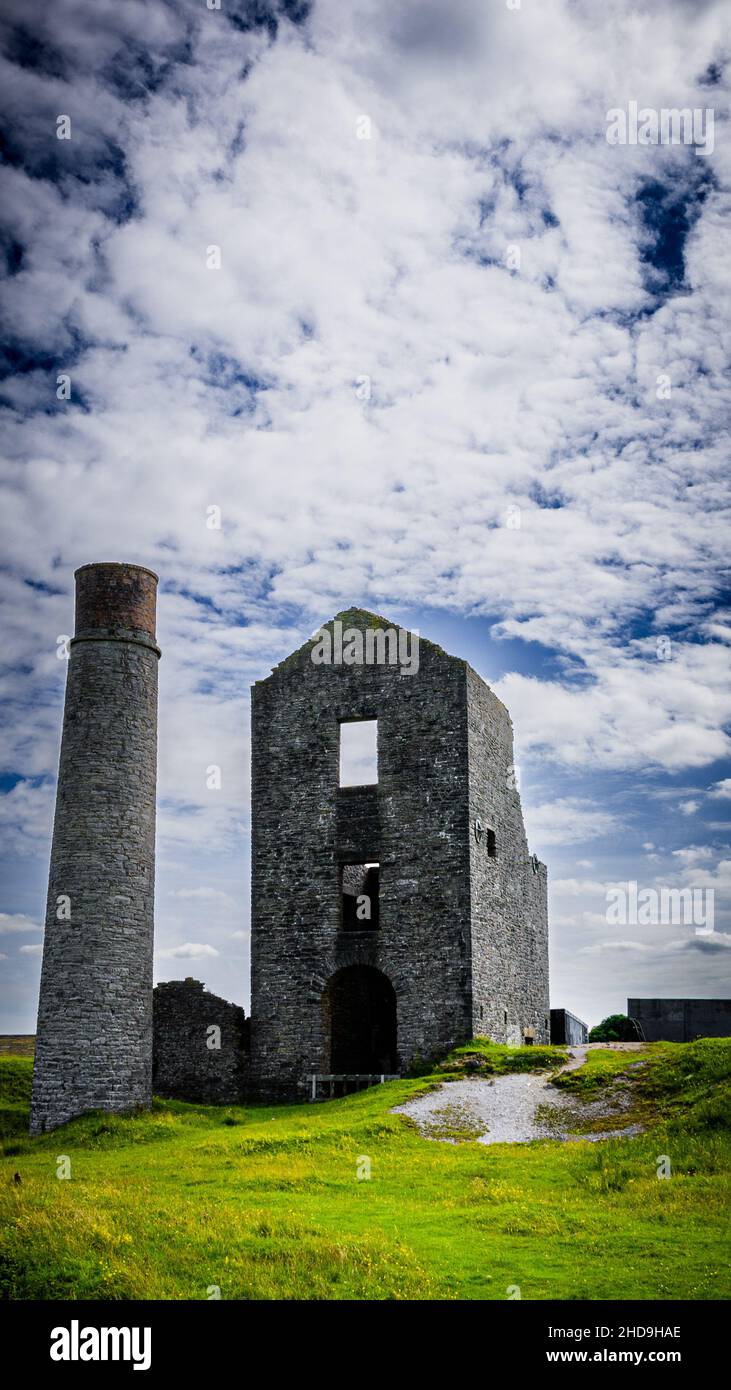 Elster Mine gut erhaltenes stilles Bleibergwerk in Derbyshire, England, Großbritannien Stockfoto