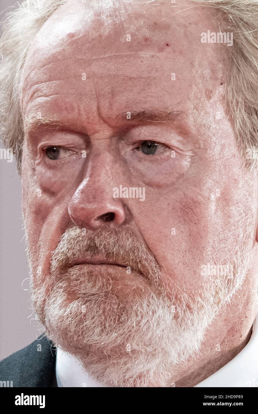Lido di Venezia, Italien, 10. September 2021 - Ridley Scott besucht den roten Teppich des 78. Filmfestivals in Venedig für den Film 'das letzte Duell' Credits: Luigi de Pompeis Stockfoto