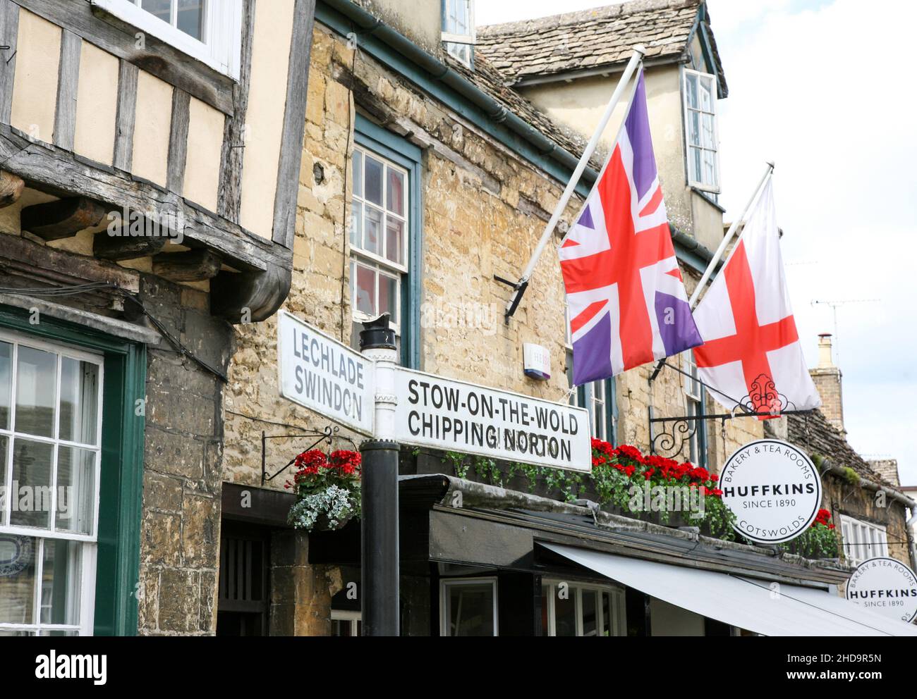 Schild Burford Street Stockfoto