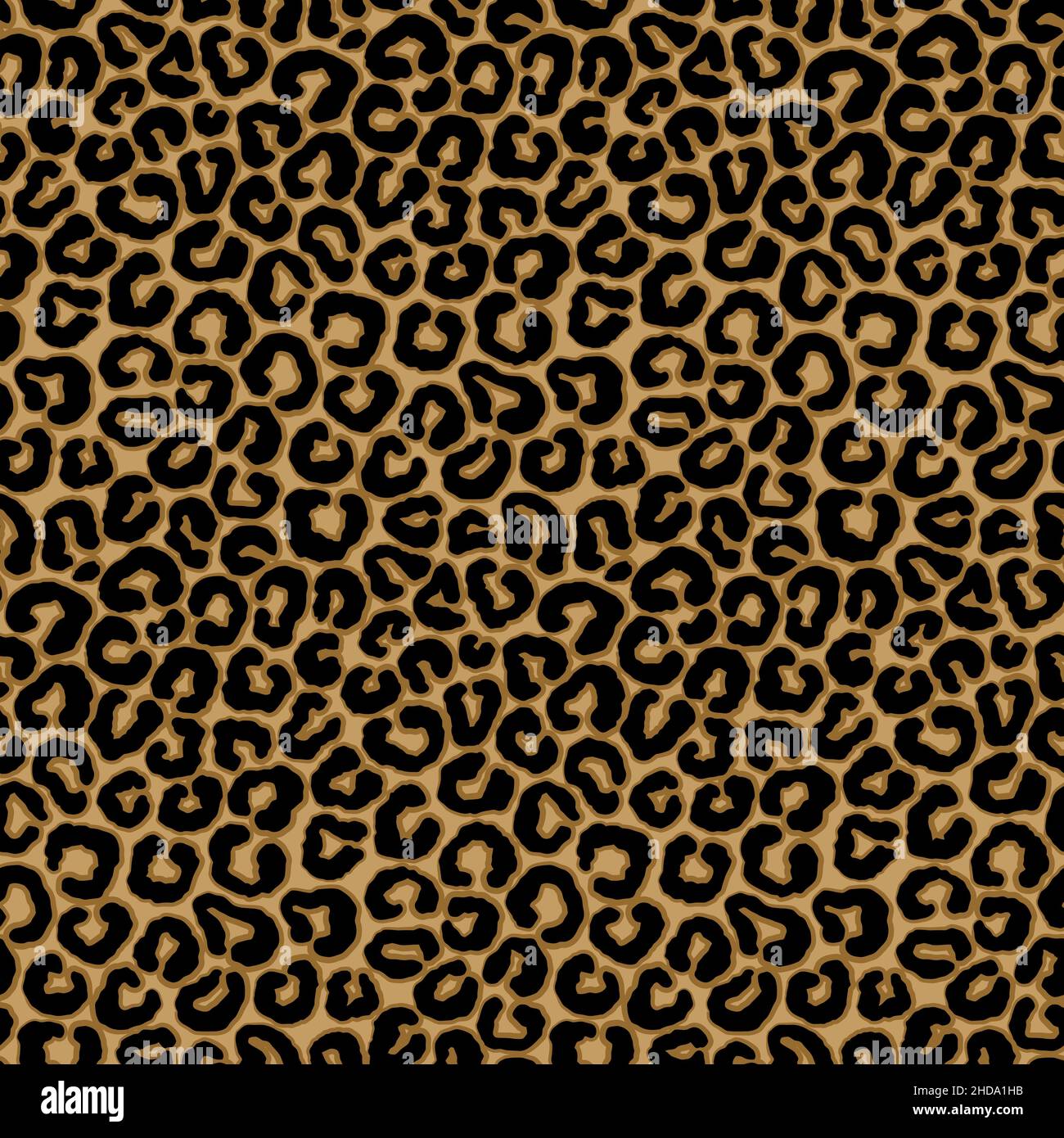 Atemberaubende Leopard Tier Motiv Vektor Nahtloses Muster Design Stock Vektor