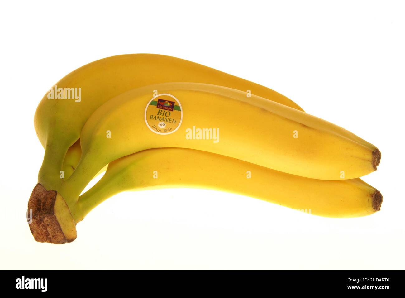 Bio-Bananen aus ökologischem Anbau, Bananen, Stockfoto