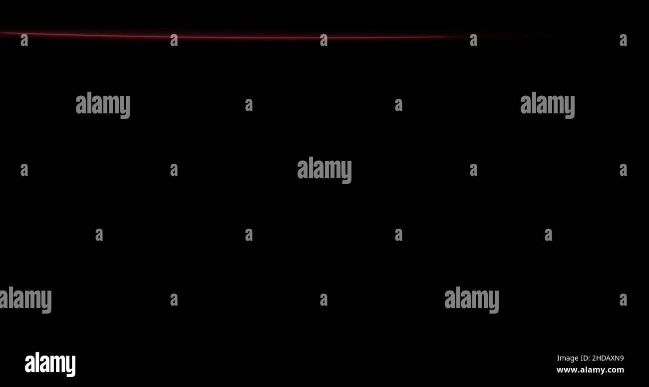 Bild von roten Neonspuren auf schwarzem Hintergrund Stockfoto