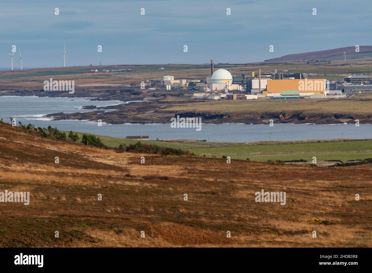 Vulcan Naval Nuclear Reactor Test Establishment in Dounreay in Caithness an der Nordküste Schottlands. Es ist ein Testgelände für die Entwicklung von Prot Stockfoto