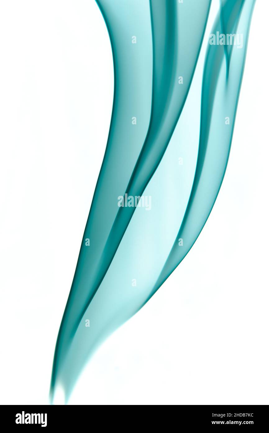 Hübsche Muster aus Rauchspuren Stockfoto