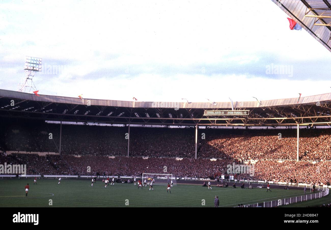 WM-Finale 1966 Fan Amateur-Fotos von den Ständen 26. Juli 1966 Halbfinale England gegen Portugal Match-Action Foto von Tony Henshaw Archive Stockfoto