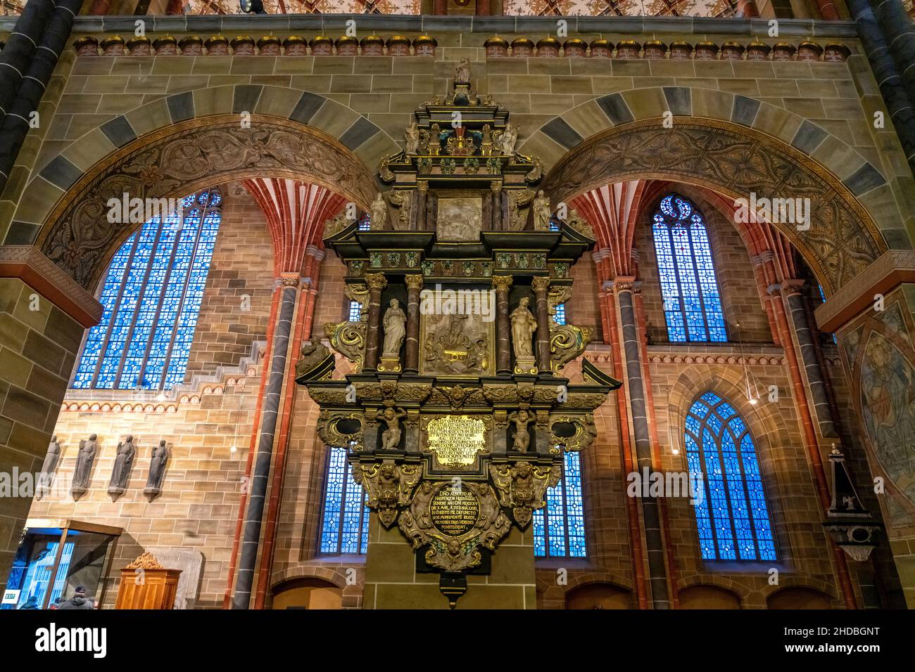 Innenraum des Bremer Dom St.-Petri, Freie Hansestadt Bremen, Deutschland, Europa | Bremen Dominterior, Freie Hansestadt Bremen, Deutschland, Stockfoto