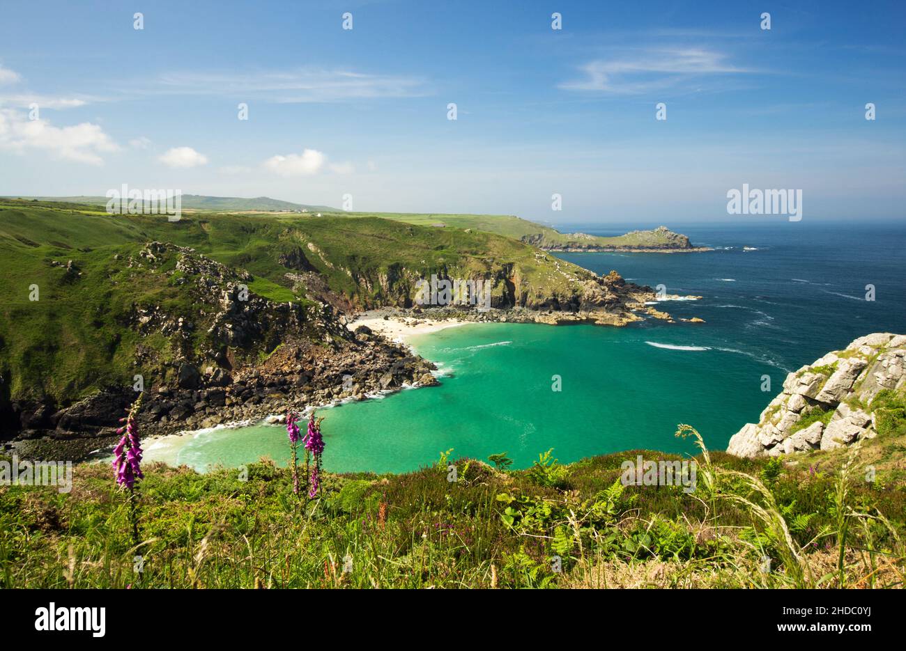 Cornwall ist eine Grafschaft und der Südwestlichste Landesteil von England Stockfoto