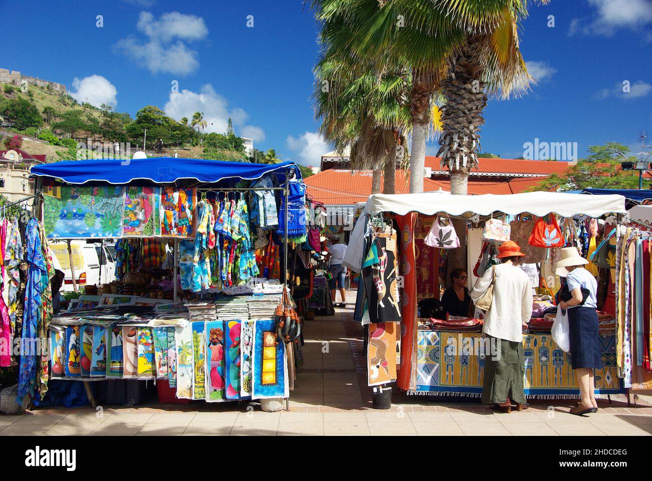 Karibik; Franzoesiche Antillen; Sint Maarten; Saint-Martin; Marigot; Stockfoto
