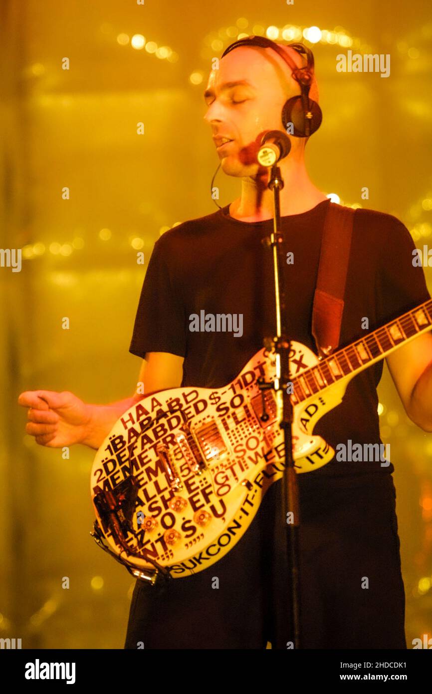 Karl Hyde - Underworld, V2003, Hylands Park, Chelmsford, Essex, Großbritannien - 16. August 2003 Stockfoto