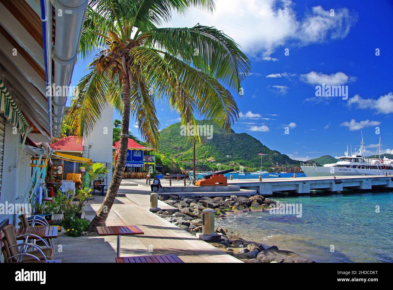 Karibik; Franzoesiche Antillen; Guadeloupe;  Les Saintes;  Terre de Haut Stockfoto