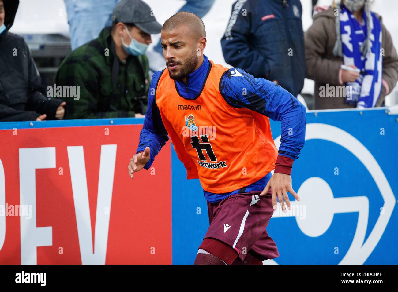 Rafinha von Real Sociedad beim dritten Spiel der La Copa del Rey zwischen CD Leganes und Real Sociedad im Stadion Butarque in Madrid, Spanien. Stockfoto